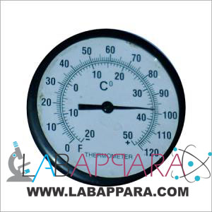 Bi- Metal Dial Type Room Temperature Thermometer Plastic Body (96mm), manufacturer, exporter, supplier, distributor, ambala, india.