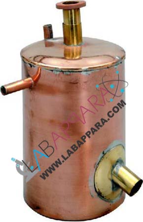 Steam-Generator-Or-Heater-Copper STEAM GENERATOR OR HEATER(COPPER), Physics Equipment, scientific equipments, educational instrument supplier, measuring equipment, Laboratory equipment suppliers, lab glass equipment manufacturers, laboratory wooden equipment, science instruments manufacturer, supplier, exporter.