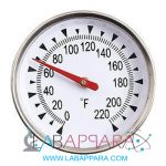 Bi- Metal Dial Type Room Temperature Thermometer Metal Body (85mm)