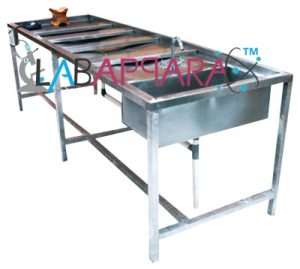 Postmortem Table Postmortem Table (Autopsy Table)-Hospital Equipment Manufacturer-India